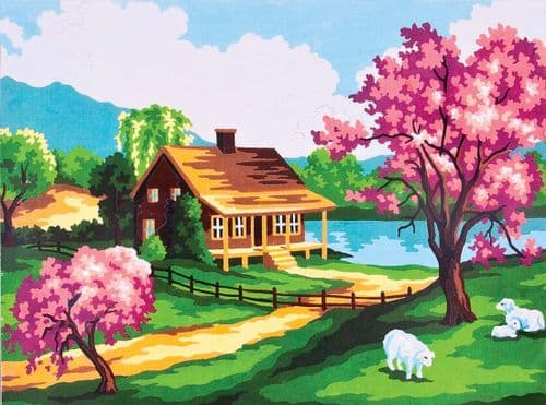 Grafitec Spring Scene Tapestry Canvas