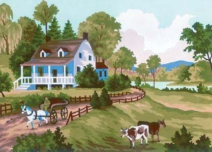 Grafitec Summer Scene Tapestry Canvas