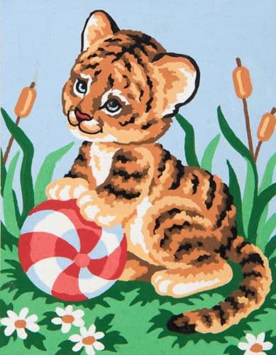 Grafitec Tiger Cub Tapestry Canvas