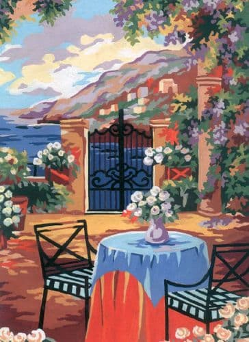 Grafitec Tuscan Terrace Tapestry Canvas