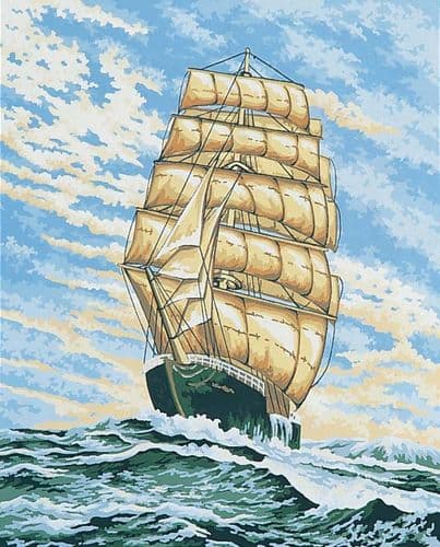 Grafitec Under Full Sail Tapestry Canvas