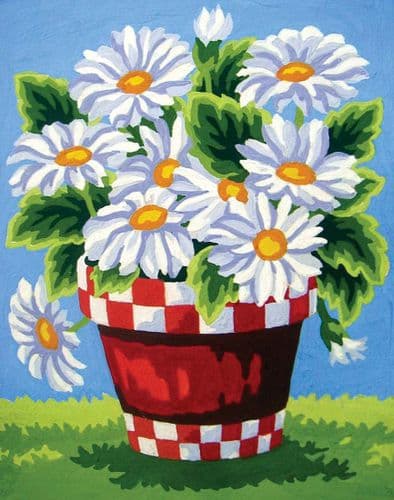 Grafitec White Daisies Tapestry Canvas