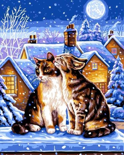 Grafitec Winter Night Tapestry Canvas