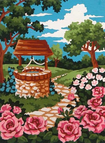 Grafitec Wishing Well Garden Tapestry Canvas