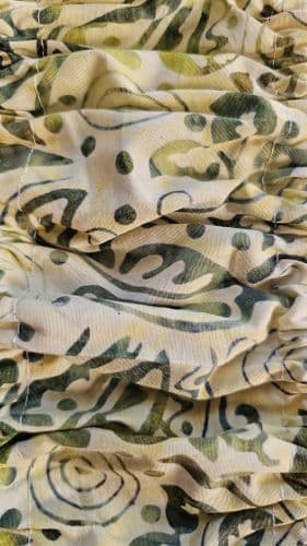 Grime Guard 11" x 11" -  Abstract Green Leaves