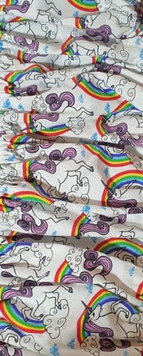 Grime Guard 6" x 6" -  Unicorns and Rainbows on White