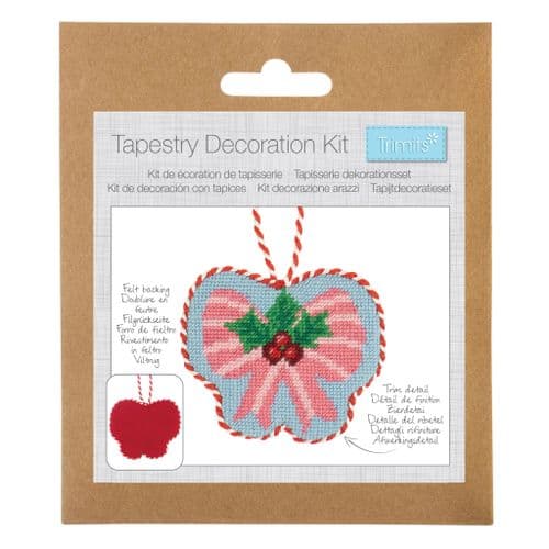Half Stitch / Tapestry Decoration Kit: Bow