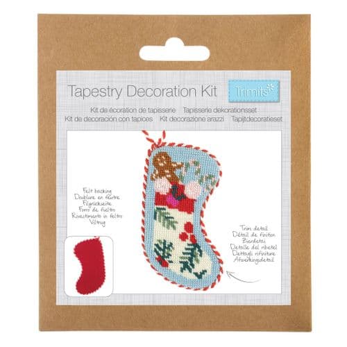 Half Stitch / Tapestry Decoration Kit: Stocking