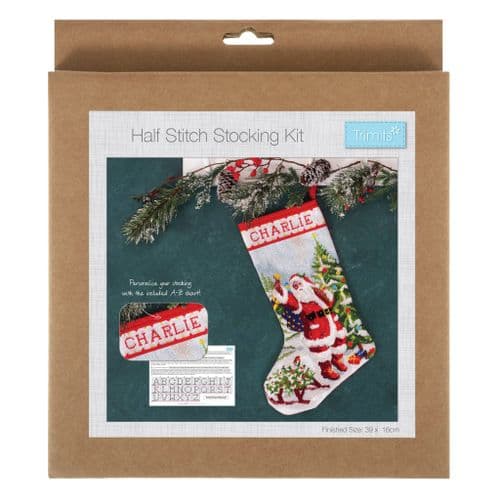 Half Stitch / Tapestry Kit: Stocking; Father Christmas