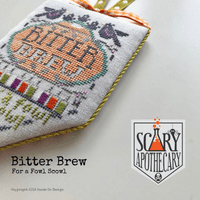 Hands on Design Bitter Brew Scary Apothecary Series cross stitch chart