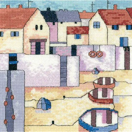 Harbour View cross stitch chart - Karen Carter Collection