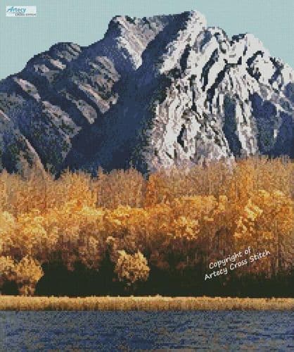Heart Mountain by Artecy printed cross stitch chart