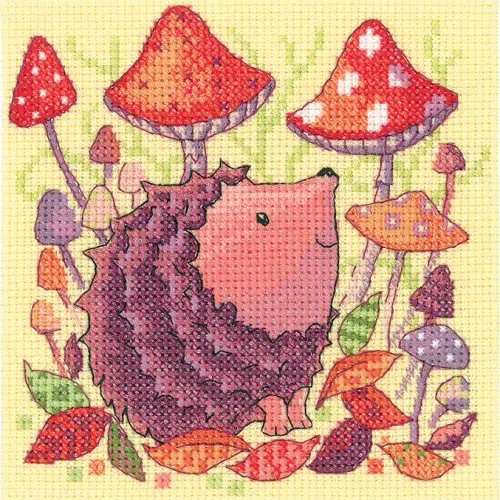 Hedgehog cross stitch chart - Karen Carter Collection