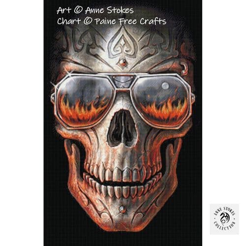 Hellfire by Paine Free Crafts printed cross stitch chart
