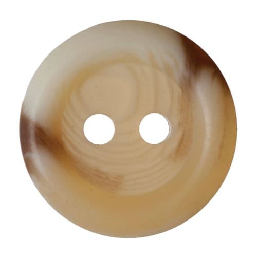 Hemline Round Cream Marble Rimmed Buttons