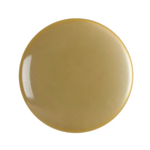 Hemline Round Flat Pearlescent Yellow Buttons