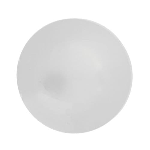 Hemline Round Pearlescent White Domed Buttons