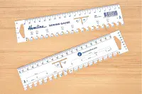 Hemline Sewing Gauge: 21 x 4.5cm
