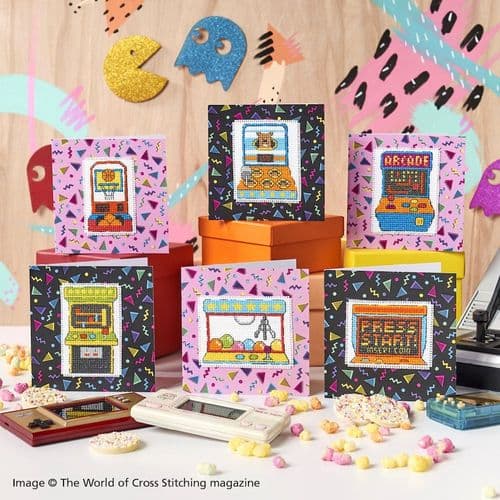 High Scorer Retro Arcade Cards WOXS Issue 356 project pack