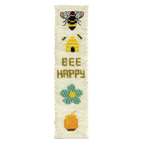Honey Bee Cross Stitch Bookmark Kit