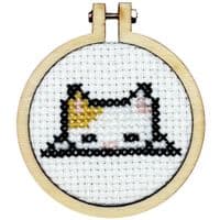 How Are You Feline? Matchbox Mini Cross Stitch Kit