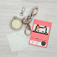 How Are You Feline? Matchbox Mini Cross Stitch Kit