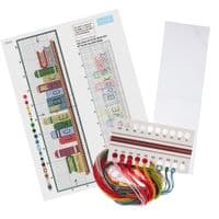 I Love Books Bookmark cross stitch kit