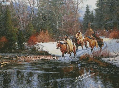 Indian Winter (Large) by Artecy printed cross stitch chart