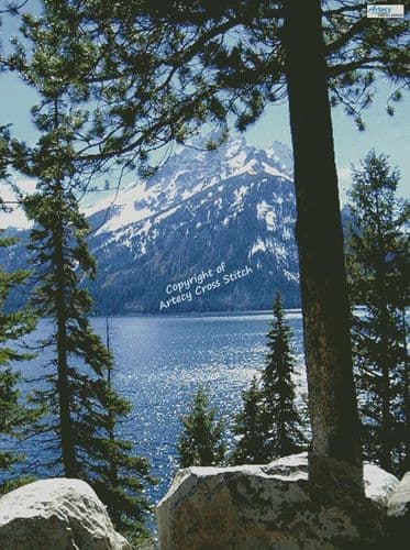 Jenny Lake (Large) by Artecy printed cross stitch chart