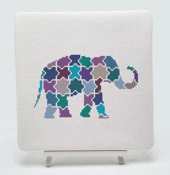 Jigsaw Elephant by Meloca Designs printed cross stitch chart