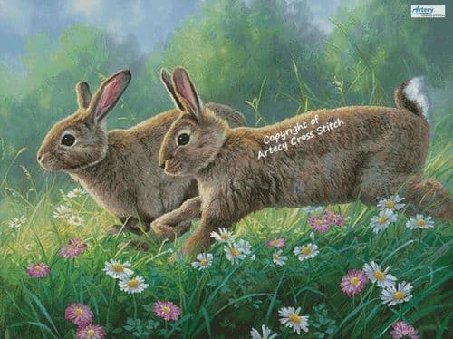 Jumping for Joy (Large) by Artecy printed cross stitch chart