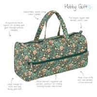 Knitting Bag: Morris Green