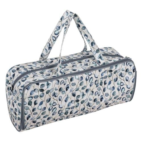 Knitting Bag with Needle Case: Botanical