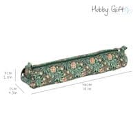 Knitting Pin Case (XL): Soft: Morris Green