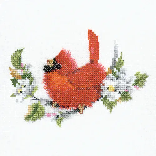 Lady in Red cross stitch chart - Valerie Pfeiffer