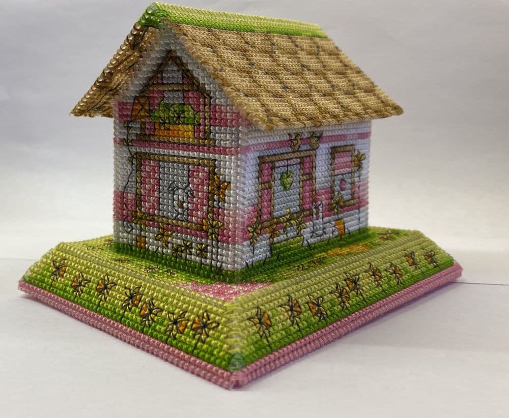 Broderie Point De Croix Kit Lakeside Street - 14 Ct Coton Égyptien Broderie Point De Croix Kit Lakeside Street - 14 Ct Coton Égyptien