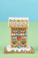 Lakeside Needlecraft 3D Tall Gingerbread House PDF cross stitch chart kit