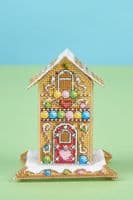 Lakeside Needlecraft 3D Tall Gingerbread House PDF cross stitch chart kit