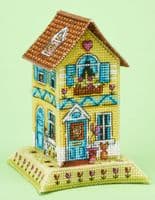 Lakeside Needlecraft 3D Tall Summer House PDF cross stitch chart kit