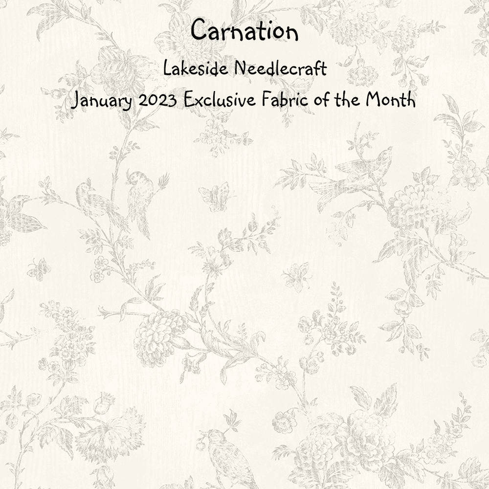 Lakeside Needlecraft Carnation evenweave