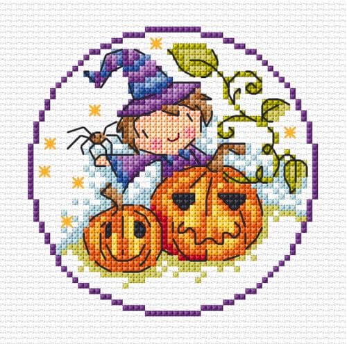 Lakeside Needlecraft Fantasy Witch Printed cross stitch chart - EXCESS STOCK
