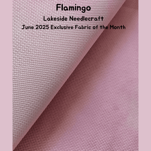 Lakeside Needlecraft Flamingo evenweave