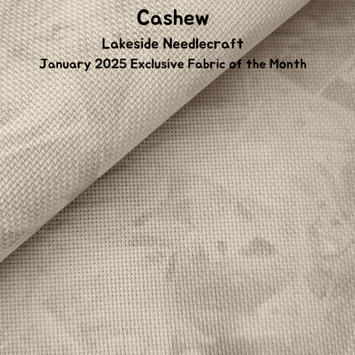 Lakeside Needlecraft Iridescent Cashew aida