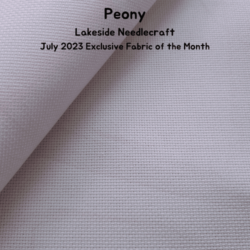 Lakeside Needlecraft Iridescent Peony evenweave