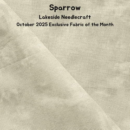 Lakeside Needlecraft Iridescent Sparrow evenweave