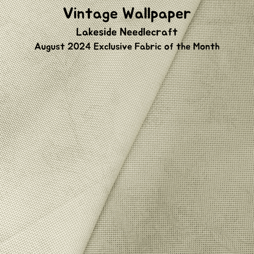 Lakeside Needlecraft Iridescent Vintage Wallpaper evenweave