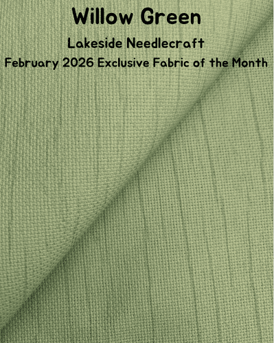 Lakeside Needlecraft Iridescent Willow Green aida