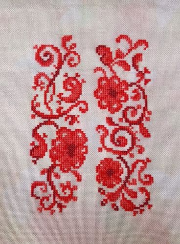 Lakeside Needlecraft Pair of Rose Bookmarks Printed cross stitch chart - EXCESS STOCK