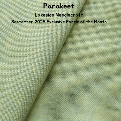 Lakeside Needlecraft Parakeet evenweave