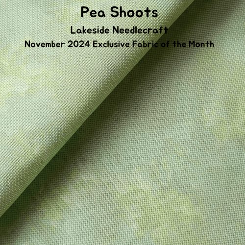 Lakeside Needlecraft Pea Shoots evenweave